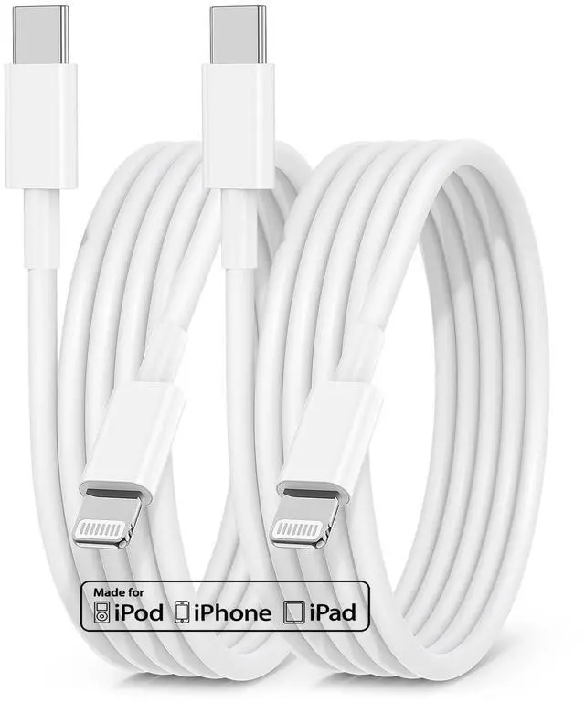 Main image of USB C to Lightning Cable 10ft for  Certified 2Pack iPhone Fast Charger Cable Type C Port Support Long  Charging Cord 10 Foot for iPhone 14 Pro Max/13 Pro/13/12 mini/11/X/XS/8/7 Plus/iPad