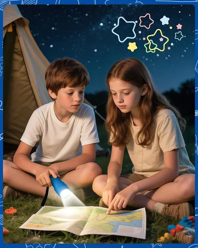 Alt view image 2 of 7 - EverBrite 9-LED Flashlight 6-Pack Impact Handheld Torch Assorted Colors with Lanyard 3AAA Battery Included (Hurricane Supplies, Camping, Hiking, Emergency, Hunting)