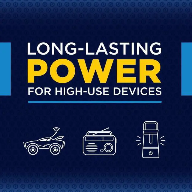 Alt view image 4 of 7 - High Energy D Batteries (12 Pack) Alkaline D Cell Batteries