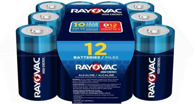 Alt view image 7 of 7 - High Energy D Batteries (12 Pack) Alkaline D Cell Batteries