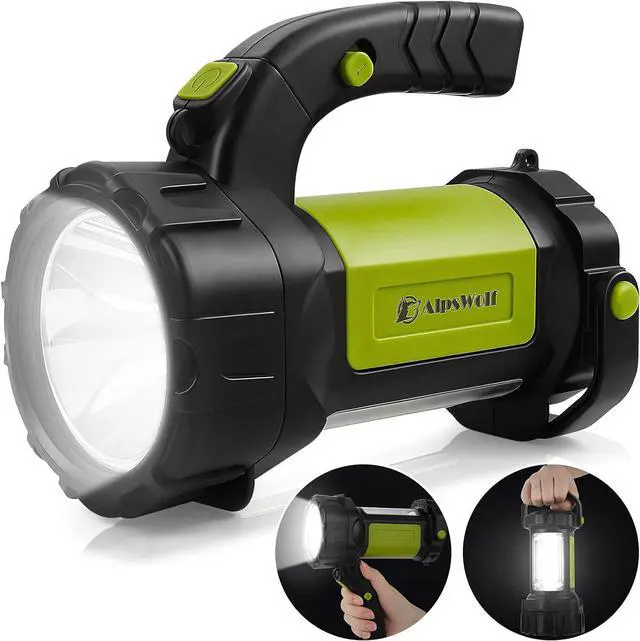 Main image of Camping Lantern Rechargeable LED Flashlight Spotlight Lantern with 800LM 3600 mAh Rechargeable Battery 7 Modes Portable Bright Camping Light for Emergency Outdoor Hiking Power Outages