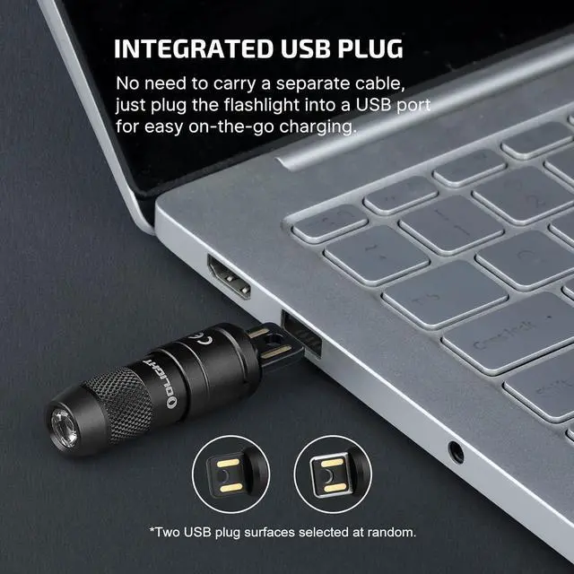 Alt view image 5 of 7 - OLIGHT IMINI 2 EDC Rechargeable Keychain Flashlight, 50 Lumens Compact and Portable Mini LED Keyring Lights with Built-in Battery Ideal for Everyday Carry and Emergencies (Black)