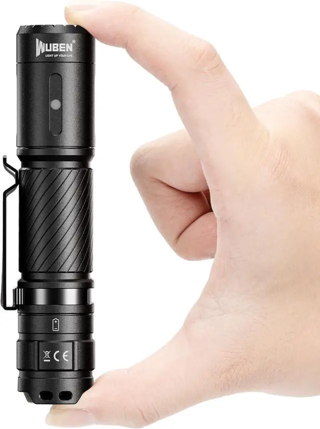 Main image of C3 Flashlight 1200 High Lumens Rechargeable Flashlights 6 Modes Super Bright IP68 LED Tactical Flashlight for Camping Home Emergency Rescue Hunting Inspection Repair Tool Gifts for Men