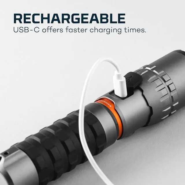 Alt view image 4 of 7 - SLYDE King 2K Flashlight | 2000 Lumens 7 Light Modes Rechargeable COB Work Light & LED Flashlight Magnetic Base Waterproof Great for Camping & Hunting Includes USB-C Charging Cable