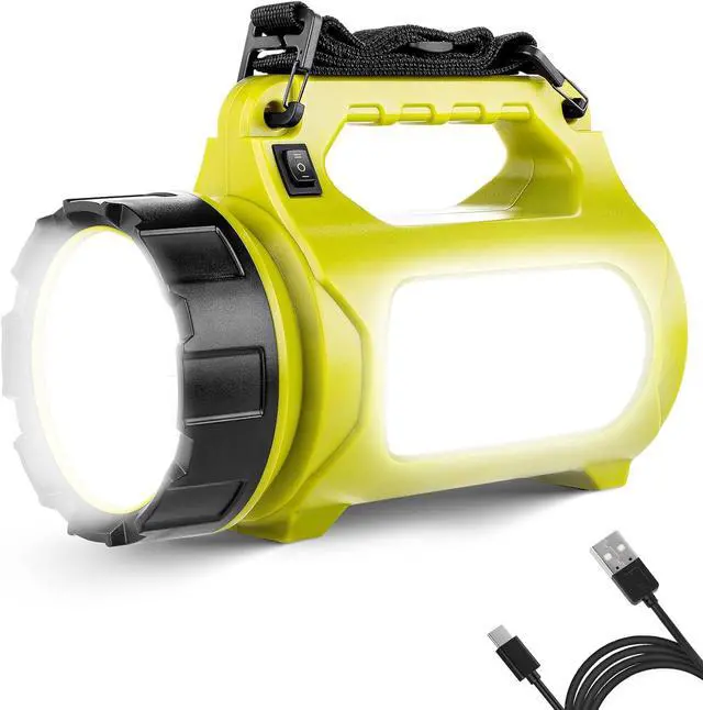 Main image of LE Rechargeable LED Lantern Camping Essentials 1000LM 5 Light Modes Power Bank IPX4 Waterproof Lantern Flashlight for Hurricane Emergency Hiking Home and More USB Cable Included