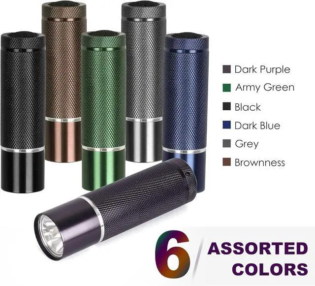 Alt view image 6 of 7 - 24-Pack Flashlights Set Aluminum LED Flashlights Include AAA Batteries & Lanyard Super Bright 100 Lumen Flashlight for Party Favors Camping Hurricane Supplies