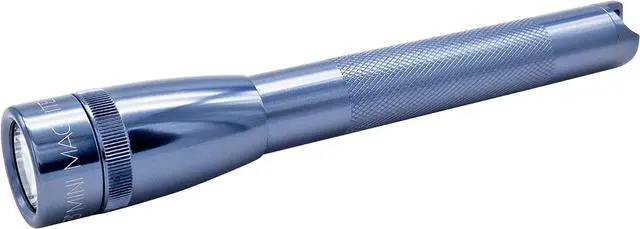 Alt view image 2 of 4 - Mini LED Flashlight - Ultra Bright 127 Lumens Adjustable Beam Water-Resistant IPX4 Shock Resistant 2 Power Modes includes 2 AA Premium Alkaline Batteries - (Combo Pack Gray)
