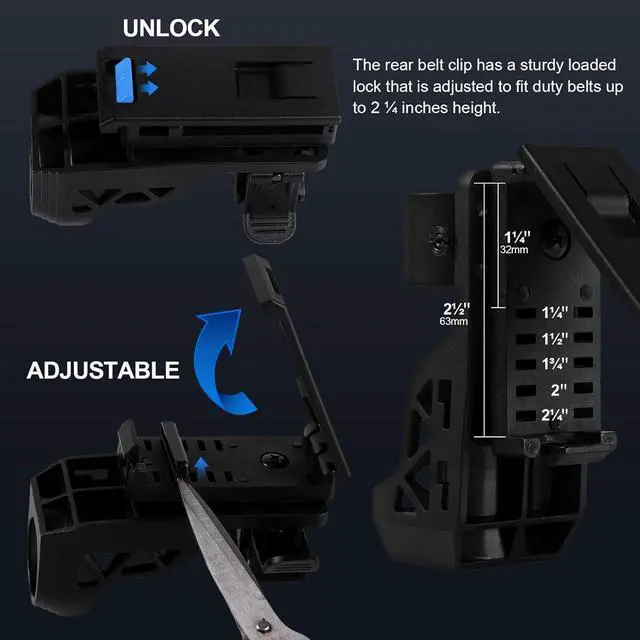 Alt view image 7 of 7 - Tactical Flashlights High Lumens-1200 LM Police Flashlight with Holster for Duty Belt Single Mode LED Flashlight for Camping/Law Enforcement-Sentinel-X1