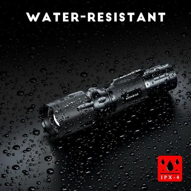 Alt view image 6 of 6 - Red Flashlight Rechargeable High/Low Red Light & White Light 3 Modes for Astronomy Aviation Night Observation