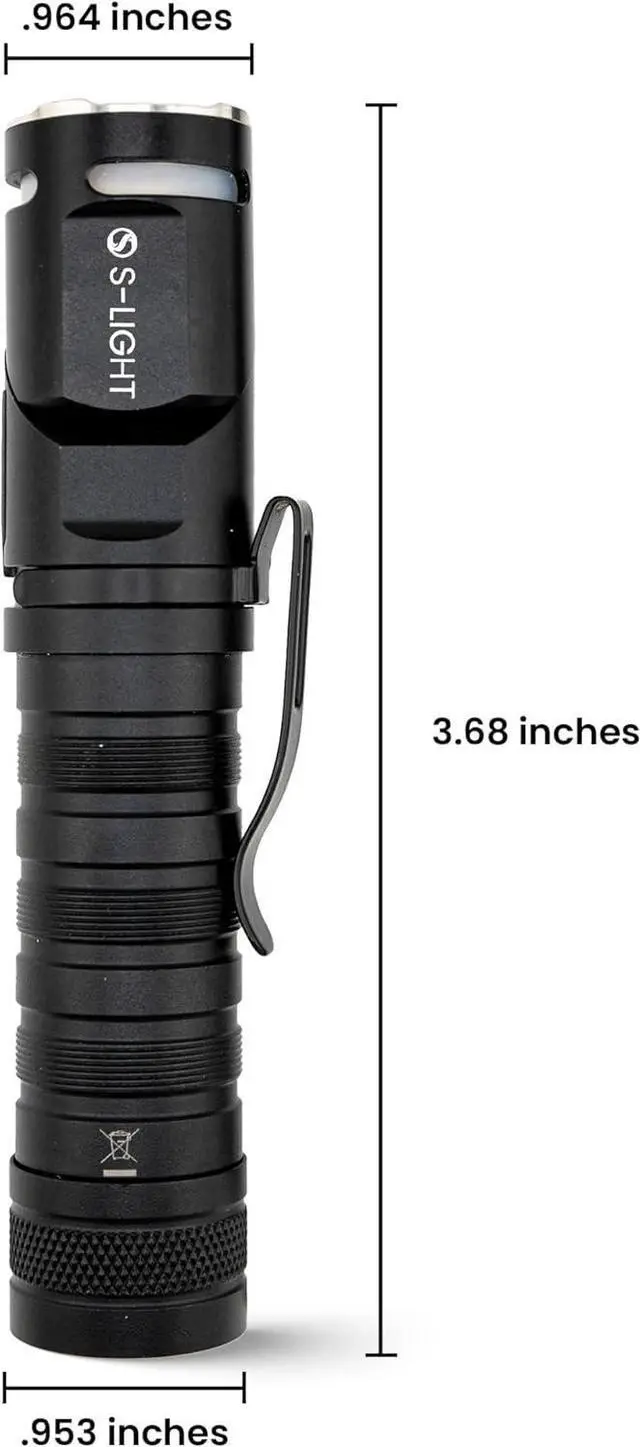 Alt view image 2 of 7 - Rechargeable Tactical Flashlight 1400LM Magnetic Base LED Light with Right Angle Head Pocket Flashlight for Work Camping & Emergency High Lumens Durable & Water-Resistant