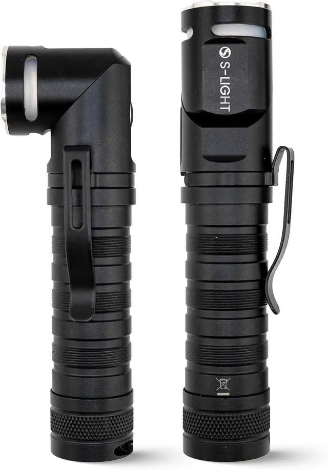 Main image of Rechargeable Tactical Flashlight 1400LM Magnetic Base LED Light with Right Angle Head Pocket Flashlight for Work Camping & Emergency High Lumens Durable & Water-Resistant