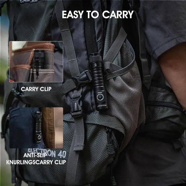 Alt view image 7 of 7 - S10Pro Rechargeable Flashlights LED 2500 High Lumens Super Bright Pocket Flashlight Small Tactical Flashlights Brightest Magnetic Flash Lights for Home Emergency Outdoor Hiking (Black)