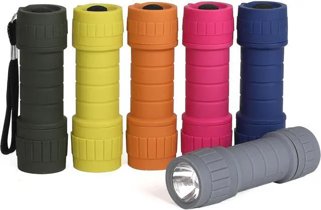 Main image of 6-Pack Small Flashlights Set Super Bright 100 Lumen LED Flashlight Pack with 18-Piece AAA Batteries Included Mini Flashlight Outdoor Flashlight for Camping Hiking Emergency