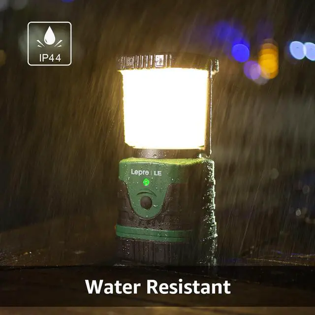 Alt view image 4 of 7 - 1000LM LED Camping Lantern Rechargeable 4400mAh Power Bank Camping Essential with 4 Light Modes IP44 Waterproof Lantern Flashlight for Hurricane Emergency Hiking USB Cable Included