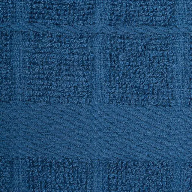 Alt view image 3 of 7 - Basic Terry Collection Solid Windowpane Dishcloth Set 12x12 Blue 6 Piece