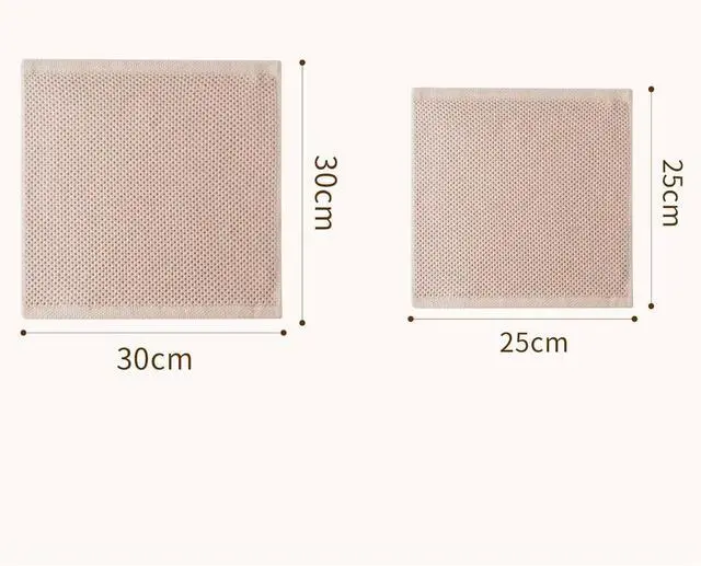 Alt view image 3 of 7 - 100% Honeycomb Cotton Kitchen Dish Cloths 12x12 Inch 8-Pack Super Absorbent & Reusable Quick-Dry & Lint-Free Ideal for Kitchen Glass Car and Household Cleaning