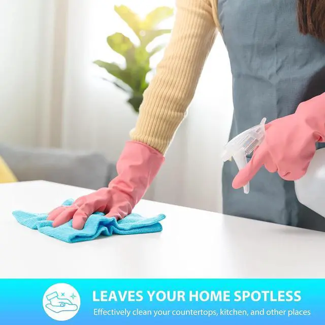 Alt view image 5 of 7 - Microfiber Cleaning Cloth Pack of 15 Lint Free Absorbent Streak Free Non-Abrasive Reusable and WashableCleaning Towels with 5 Color Assorted 11.8X11.8(Green/Blue/Yellow/Pink/Grey)