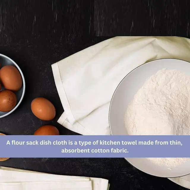 Alt view image 2 of 6 - Dish Cloths Cotton| Kitchen Wash Cloth| Shop Towels Absorbent and Lint Free Flour Sack| Dishcloths for Kitchen Washing Dishes|Thick Absorbent Quick Dry Dish Rags |4 Pack 13x13 Natural