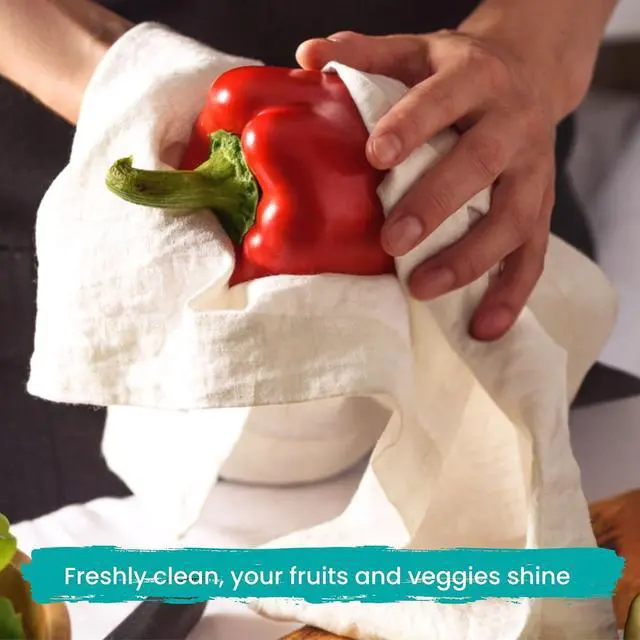 Alt view image 4 of 7 - Flour Sack Towels | Tea Towel for Crafts| Kitchen Dish Cotton Blank Embroidery| Baking Bread Proofing Linen Cover| Thick Absorbent Quick Dry 50 Pack 28"x28" Natural -