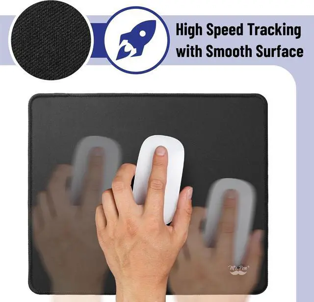 Alt view image 4 of 7 - - Mouse Pad 12.5x10.5 2 Pack Mouse Pads for Wireless Mouse Mouse Pad Gaming