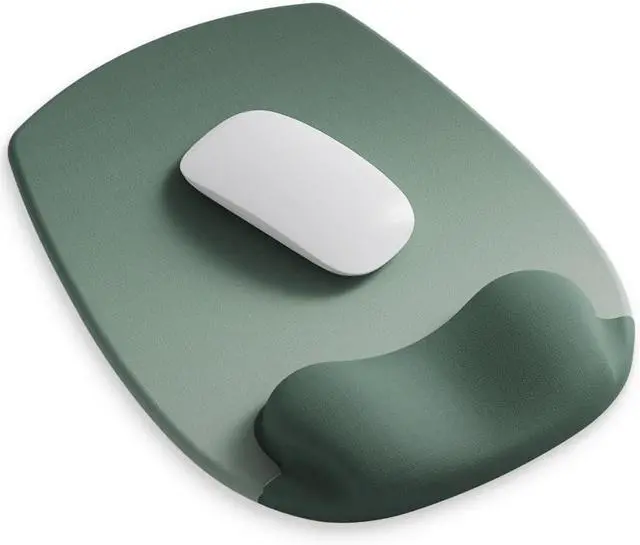 Main image of ErgoFlow Gel Wrist Rest Mouse Pad - Ergonomic Cushion for Desk Cute Aesthetic Computer Decor for Women Small Mousepad Mat&Laptop Pads - Office Home Support & Ergo Accessories Supplies(03Sage Green)