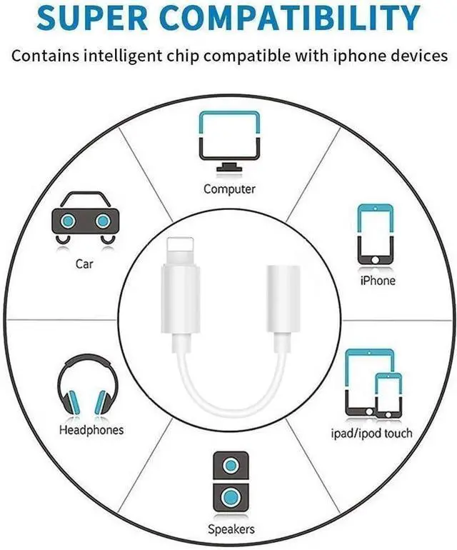 Alt view image 5 of 7 - [ MFi Certified] iPhone 3.5mm Headphone Jack Adapter 2 Pack for  Lightning to 3.5mm Earphones Jack Adapter Cord Dongle Aux Cable Converter Accessories Compatible with iPhone14 13 12 11/Xs/XR