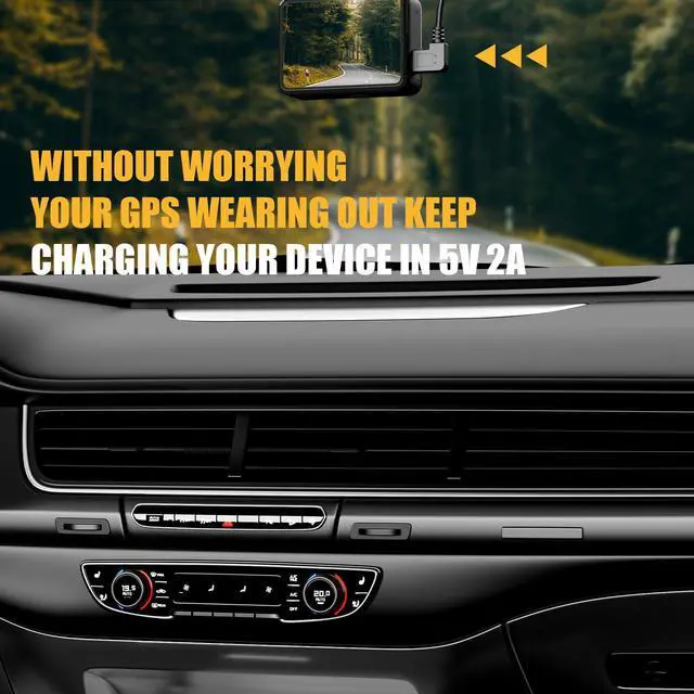 Alt view image 7 of 7 - Mini USB Cable 90 Degree USB 2.0 A to Mini B USB Cable Right Angle USB 2.0 A-Male to Mini-B Adapter Cord Power Charger Wire for GPS Car Dash Cam Dashcam DVR Backup Camera Camcorder-3pcs