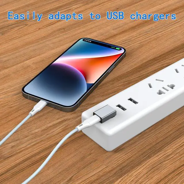 Alt view image 4 of 5 - 2Pcs USB 3.1 to USB C 90° Angle Adapter USB A Male to USB C Female L-Shaped Angle Connector for OTG Data Transfer 3A Charging for PC Laptop Tablet