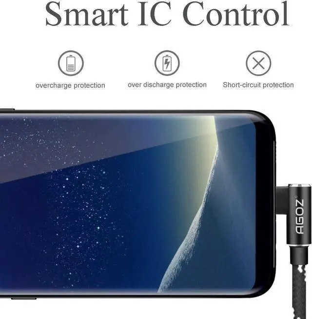 Alt view image 5 of 5 - 6 inch 90 Degree Right Angle Elbow USB A to USB C Cable Cord for  Mavic PRO AIR  OM 4 OM 5 Drone Remote Controller RC to USB A to USB C ( Galaxy Note 20 10 S25 S24 S23 S22 S21)