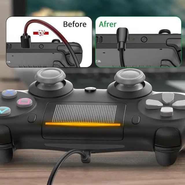 Alt view image 4 of 6 - 90 Degree USB Type C Cable USB 3.0 A to USB C Up & Down Angle Fast Charge Cord Compatible with Notebook PC Tablet Phone and More (0.5M/1.6FT)