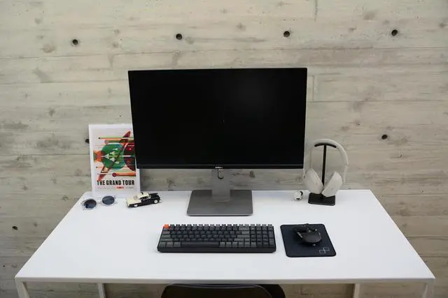 Alt view image 5 of 7 - Small Mouse Pad - Portable 6x8 Inch Minimalist Compact Keyboard Tray with Rubber Base and Stitched Edges Home Office Travel - Tundora Gray Mini