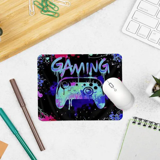 Alt view image 2 of 5 - hold fizz Gaming Mouse Pad, Small Cool Gamer Mouse Pad, Gaming Mousepad Accessories for Desk, Laptop, Computer, Office, Boys Kids Room Decor, 9.5x7.9 Inch