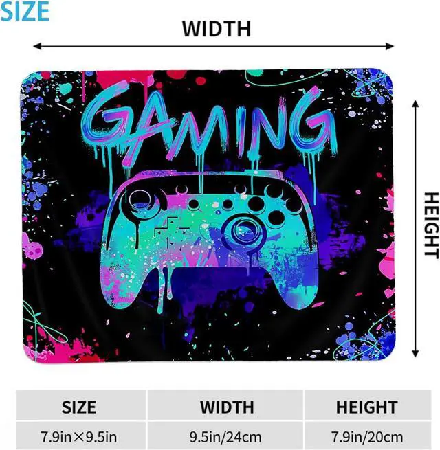 Alt view image 5 of 5 - hold fizz Gaming Mouse Pad, Small Cool Gamer Mouse Pad, Gaming Mousepad Accessories for Desk, Laptop, Computer, Office, Boys Kids Room Decor, 9.5x7.9 Inch