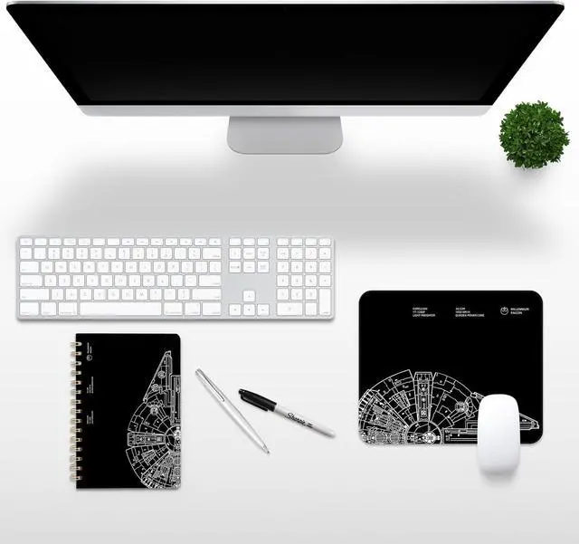 Alt view image 7 of 7 - Cute Mousepad Computer Kawaii Cool Mousepad Cool Women Black Design Kids Boys Girls Teen Funny Fun Modern Decorative Men Small Office MouseMat for Laptop