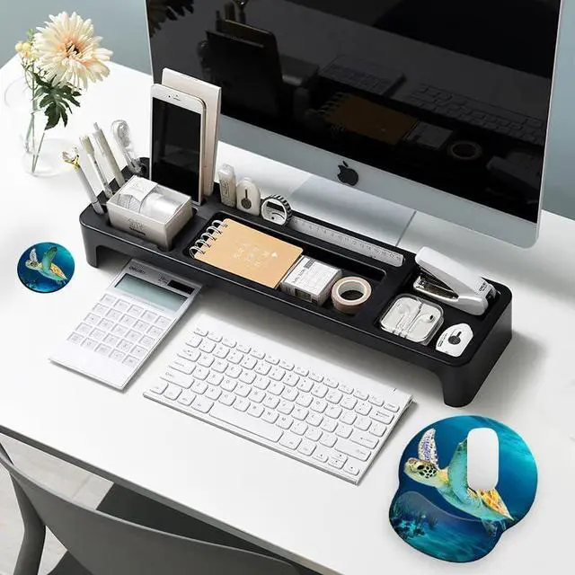Alt view image 7 of 7 - Sea Turtle Mouse Pad with Wrist Support Ergonomic Gel Mousepad Wrist Rest for Carpal Tunnel Cute Mouse Mat for Laptop Office Work Women Men Kids with A Coaster