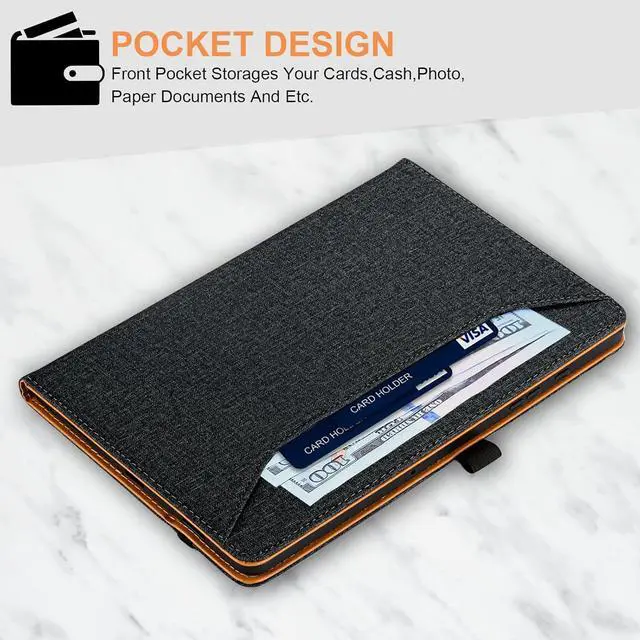 Alt view image 3 of 7 - for  Galaxy Tab A9 Plus Case Multiangle Stand for  Tab A9 Plus Tablet Case 11 Inch SM-X210/SM-X216/SM-X218 Black
