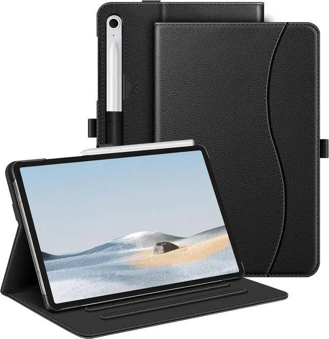 Main image of Fintie Case for  Galaxy Tab S10 FE/ S9 FE 5G 10.9 Inch/Tab S9 11 Inch Multi-Angle Viewing Protective Cover with Pocket Auto Sleep/Wake Black