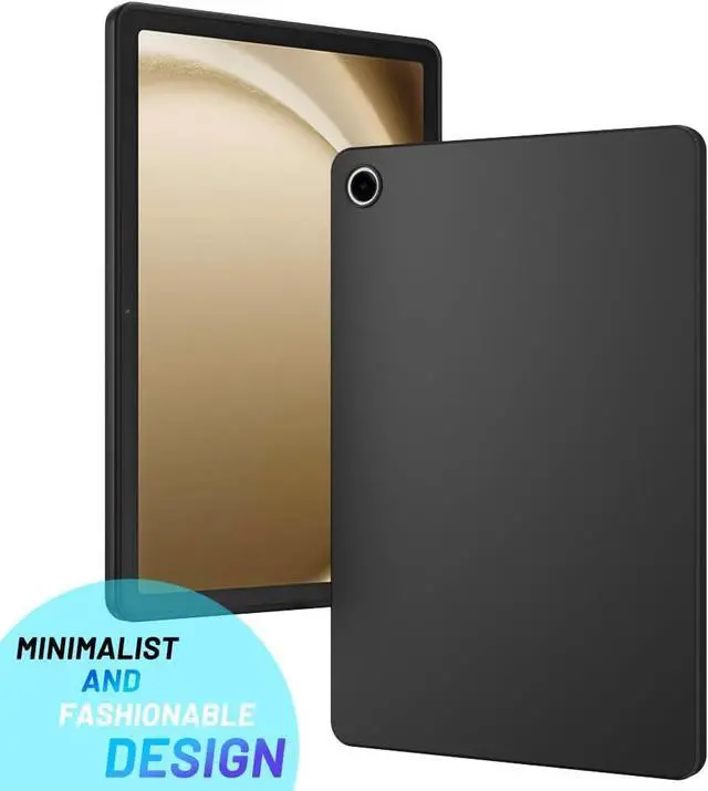 Alt view image 2 of 7 - Case for  Galaxy Tab A9 Plus 11 Inch 2023 Model Slim Design Matte TPU Rubber Soft TPU Protective Cover for Galaxy Tab A9+ 11 [SM-X210/X216/X218] Black