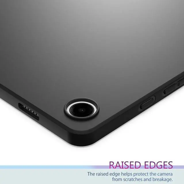 Alt view image 5 of 7 - Case for  Galaxy Tab A9 Plus 11 Inch 2023 Model Slim Design Matte TPU Rubber Soft TPU Protective Cover for Galaxy Tab A9+ 11 [SM-X210/X216/X218] Black
