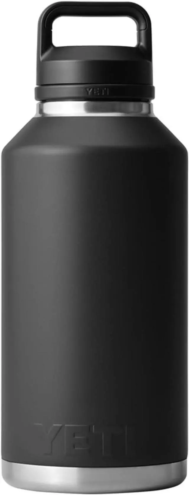 Alt view image 7 of 7 - Rambler 64 oz Bottle Vacuum Insulated Leakproof Stainless Steel with Chug Cap Black