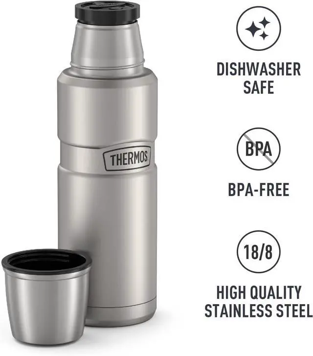 Alt view image 5 of 7 - Stainless King Vacuum-Insulated Compact Bottle 16 Ounce Matte Steel