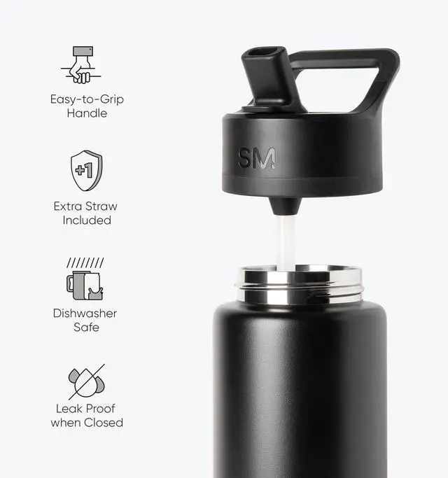 Alt view image 3 of 7 - Kids Summit Water Bottle with Straw Lid | 14oz Stainless Steel Cup Insulated Tumbler for Toddlers School | Pink Ballerina