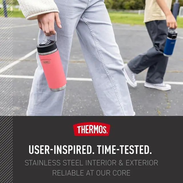 Alt view image 6 of 7 - ICON SERIES Insulated Water Bottle with Straw Lid - 18 Ounce Seafoam - Stainless Steel Vacuum Insulated Water Bottle with Straw Lid