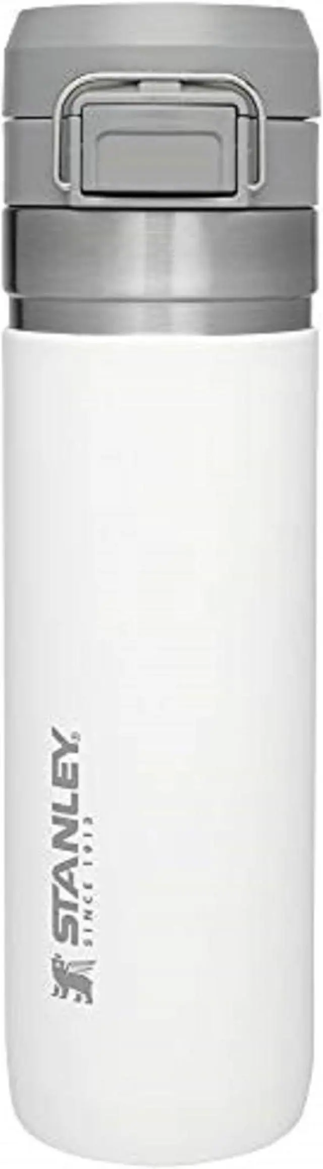 Main image of Stanley Quick Flip GO Water Bottle 24 oz | Push Button Lid | Leakproof and Packable for Travel and Sports | Insulated Stainless Steel | BPA-Free | Polar