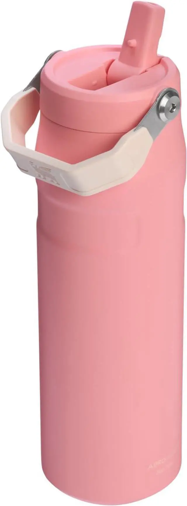 Alt view image 3 of 7 - Stanley IceFlow Flip Straw 2.0 Water Bottle 24 oz | Built-In Straw for Travel and Sports | Lightweight and Leak Resistant | Insulated Stainless Steel | BPA-Free | Pink Mesa