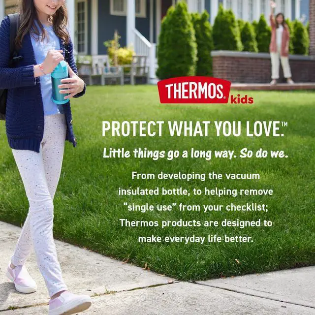 Alt view image 7 of 7 - FUNTAINER Water Bottle with Straw - 12 Ounce - Kids Stainless Steel Vacuum Insulated Water Bottle with Lid Spider-Man