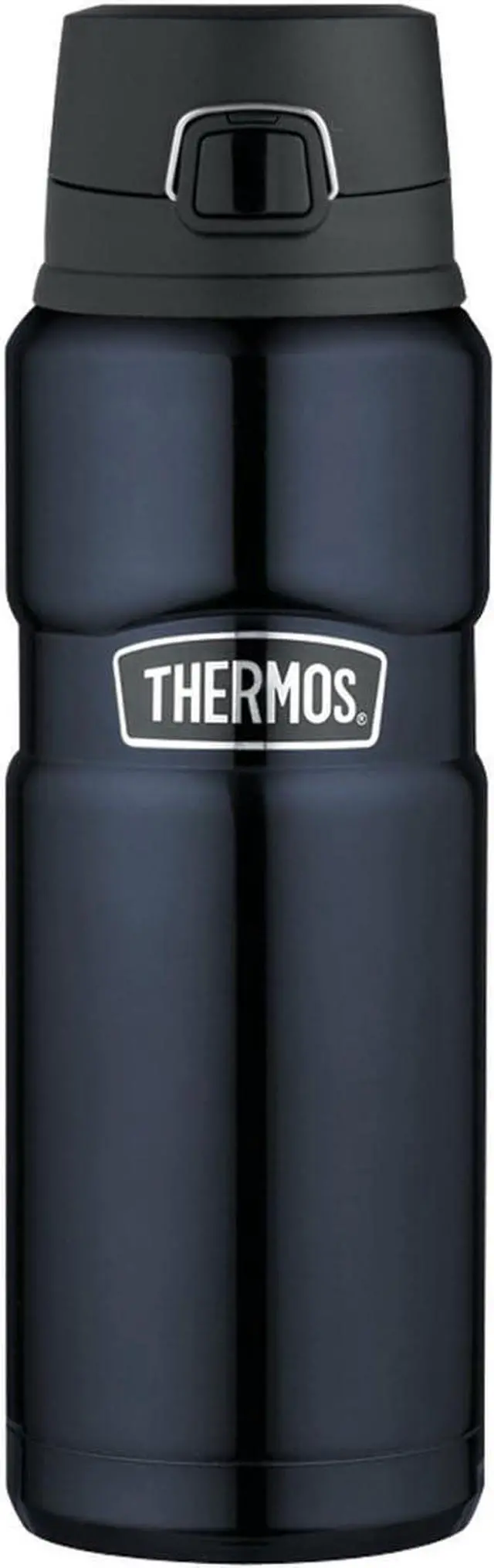 Alt view image 4 of 4 - Stainless King Vacuum-Insulated Drink Bottle 24 Ounce Midnight Blue