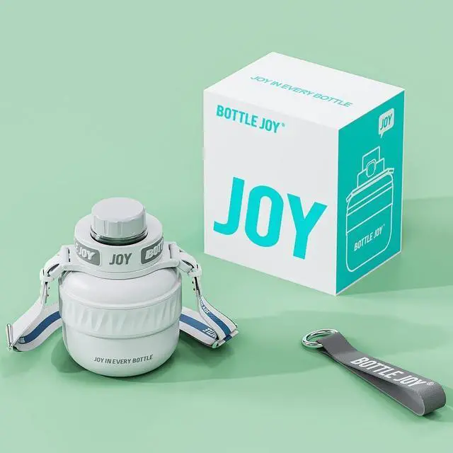 Alt view image 5 of 7 - Stainless Steel Double Vacuum Insulated Water Bottle for Cold Drinks Sports Travel Fashion Office Leak-proof Flip Cold Iced for 12 Hours 16OZ / 500ML