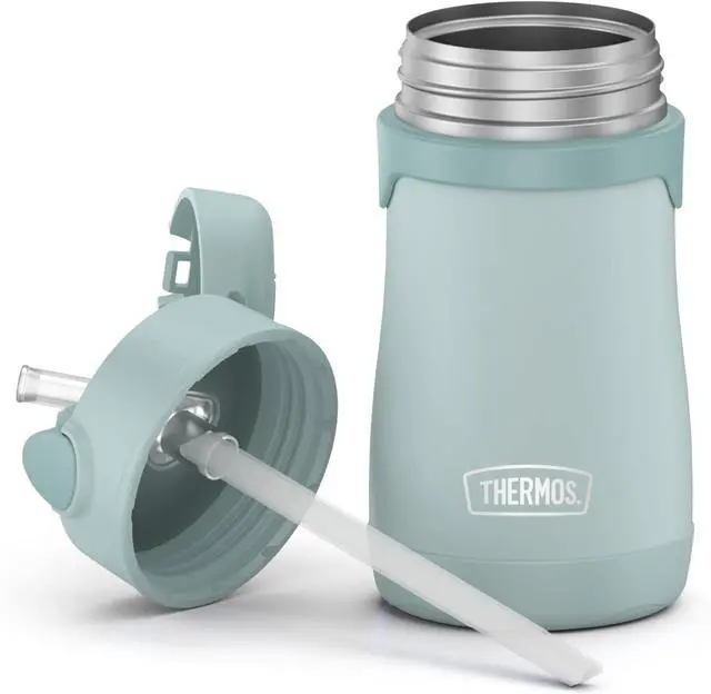 Alt view image 4 of 6 - BABY 10 ounce Stainless Steel Vacuum Insulated Straw Bottle Mint
