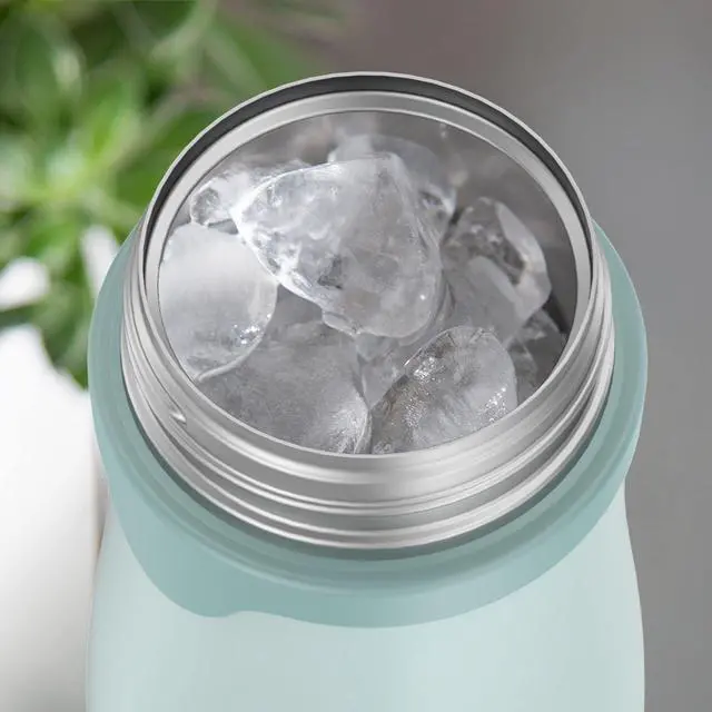 Alt view image 6 of 6 - BABY 10 ounce Stainless Steel Vacuum Insulated Straw Bottle Mint